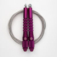 Corde à sauter Amethyste avec câble enrobé clair