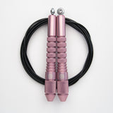 Corde à sauter Rose Gold avec câble enrobé noir