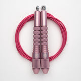 Corde à sauter Rose Gold avec câble enrobé rose