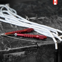 Corde à sauter Rouge Rubis avec câble Inox sur Boite avec beaded rope