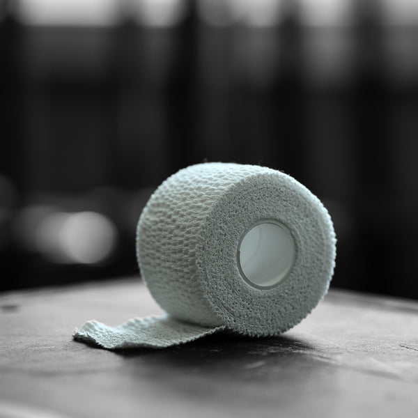 Grip Tape auto-adhésif d'haltérophilie blanc